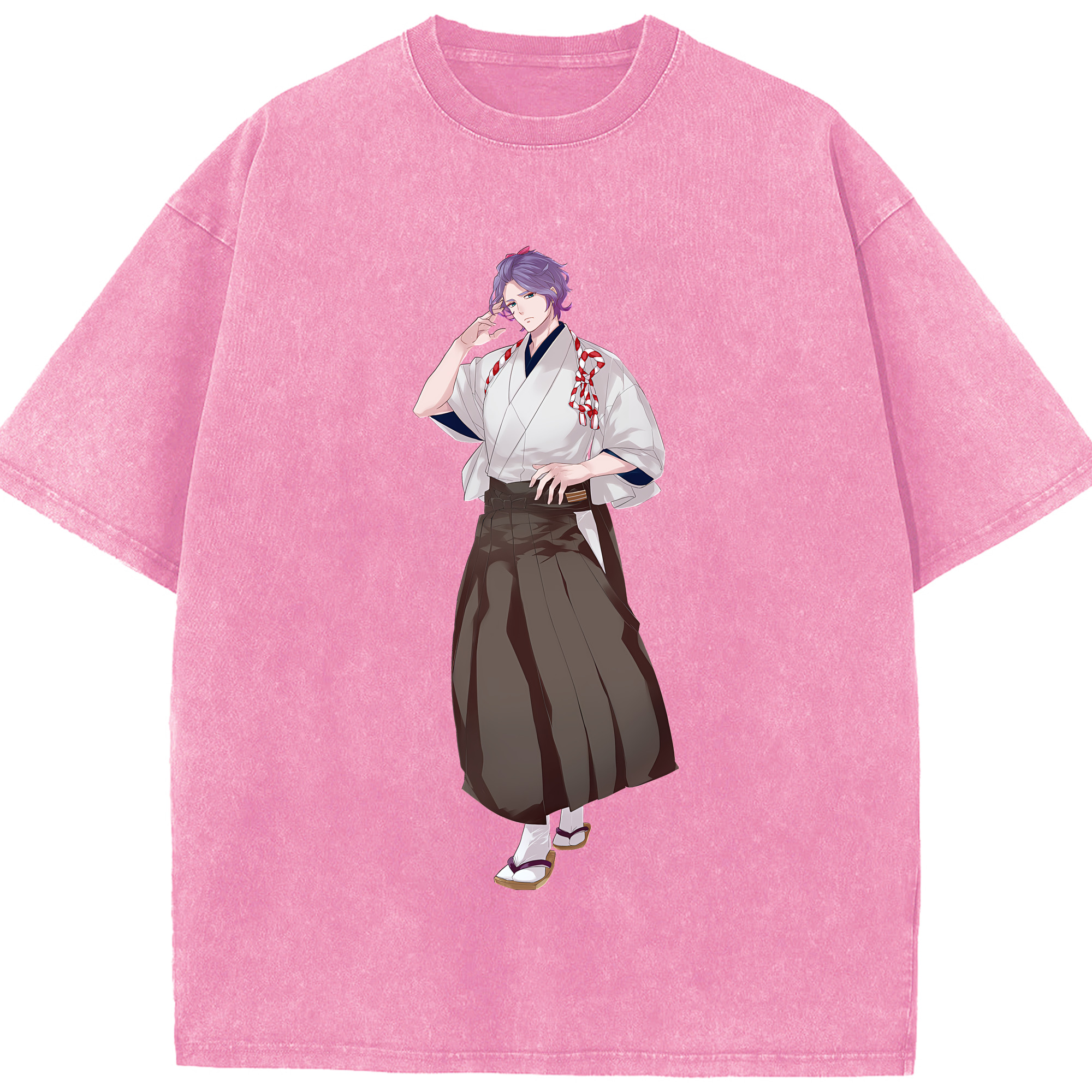（画像用） 刀剣乱舞 Touken Ranbu 綿100% ヴィンテージ風 半袖Tシャツ（フロントプリント）